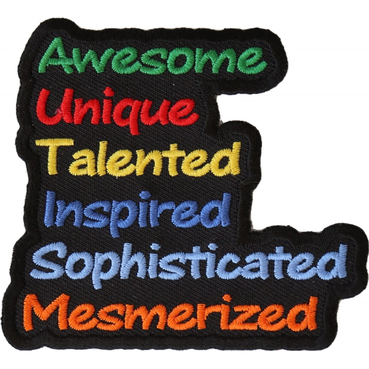 Patch, Embroidered Patch (Iron-On or Sew-On), AUTISM Awareness Inspirational Support, 3.25" x 3"